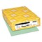 Neenah Paper Exact Index Card Stock 110lb 8.5 x 11 Green 250/Pack